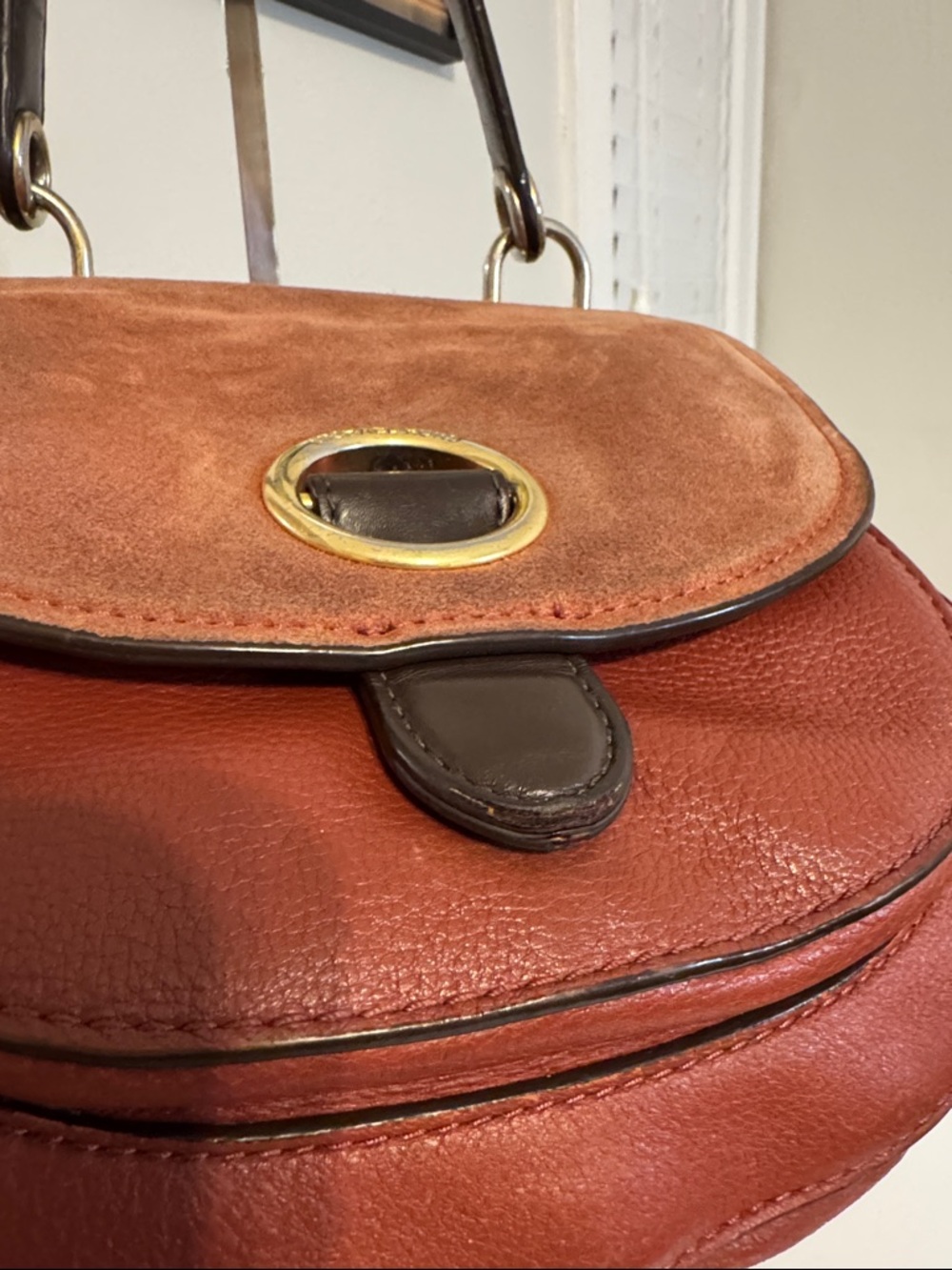 Vintage Michael Kors Isadore Medium Top Handle Messenger Bag - Picture 3 of 12